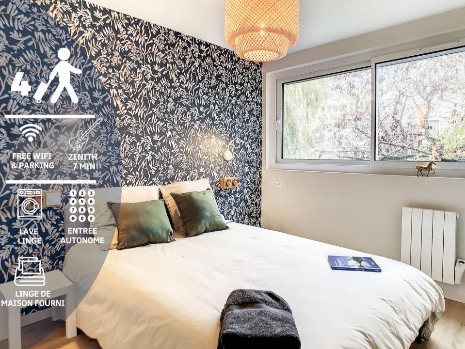 Ancely Apartment | Appartement Ancely tout neuf déco aéro - parking gratuit - Proche Blagnac
