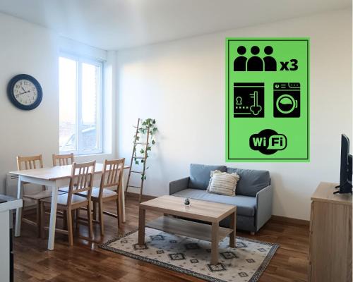 Mons-en-Baroeul Apartment | Appartement calme et spacieux Proche Lille