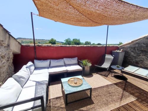 Vallabrix Apartment | Appartement climatisé avec belle terrasse à 10 min d'Uzès