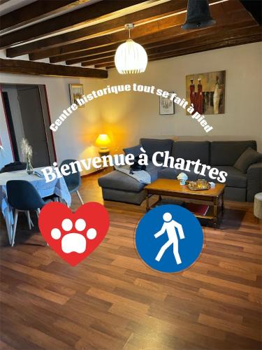 Chartres Apartment | Appartement de la Brèche - Quartier historique Chartres
