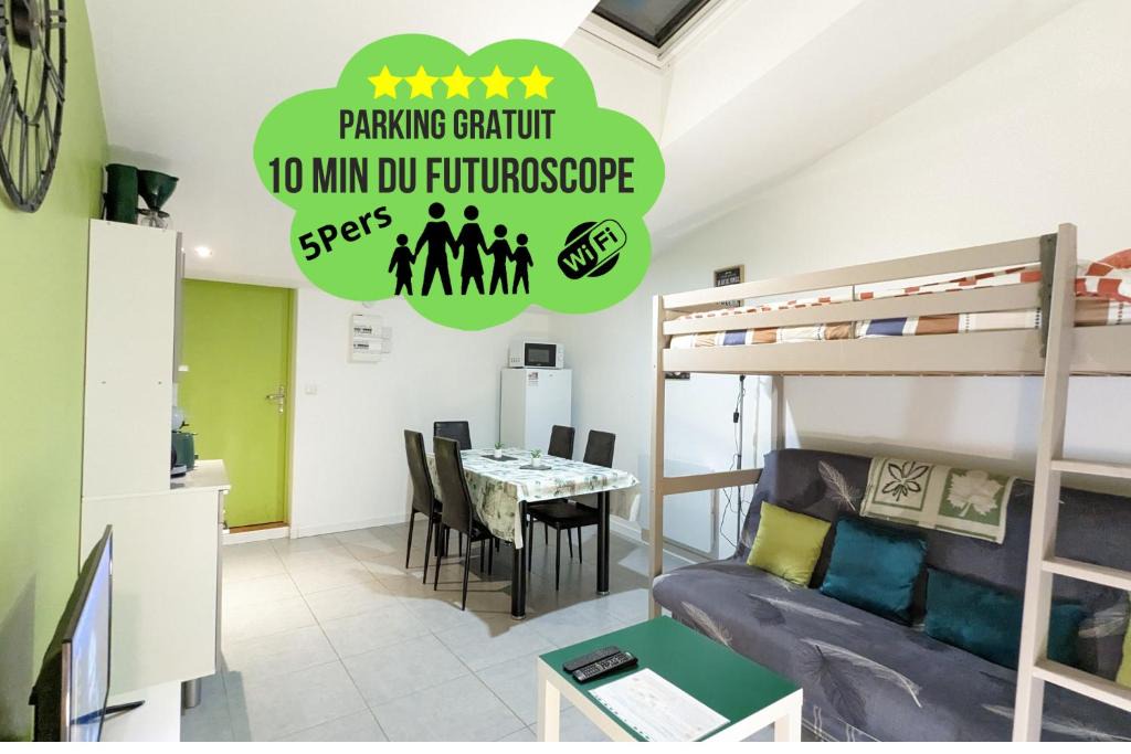Beaumont Apartment | Appartement entier meublé à Beaumont proche Futuroscope et Poitiers Technopole