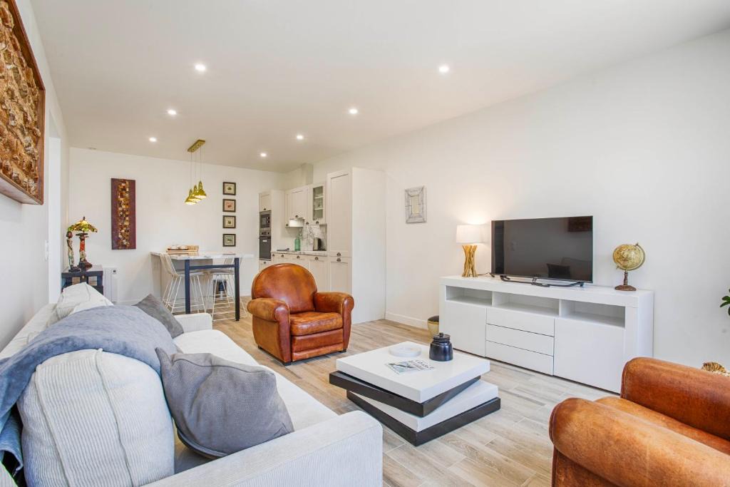 Houlgate Apartment | Appartement GRAND CONFORT BORD DE MER Rez-de-Chaussée RESIDENCE LA VAGUE