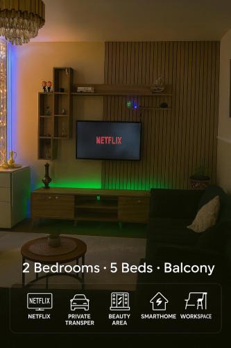 Bezons Apartment | Appartement Luxe Netflix, IA, Parking, Balcon, 10 min Paris La Défense - 5 stars
