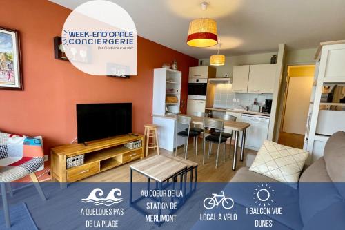 Merlimont-Plage Apartment | Appartement MerliDunes Proche de la plage