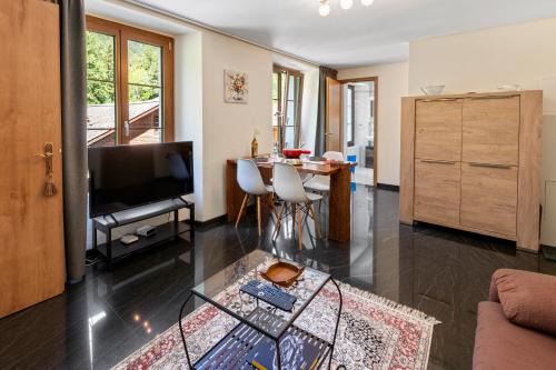 Chateau-d'Oex Apartment | Appartement moderne et élégant à Château d'Oex