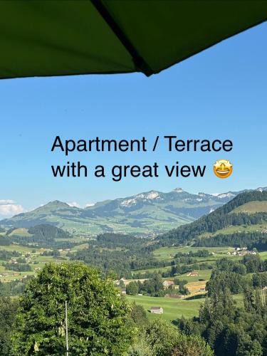 Stein Apartment | Appenzellerland, 2 Zimmer Ferienwohnung mit Aussicht