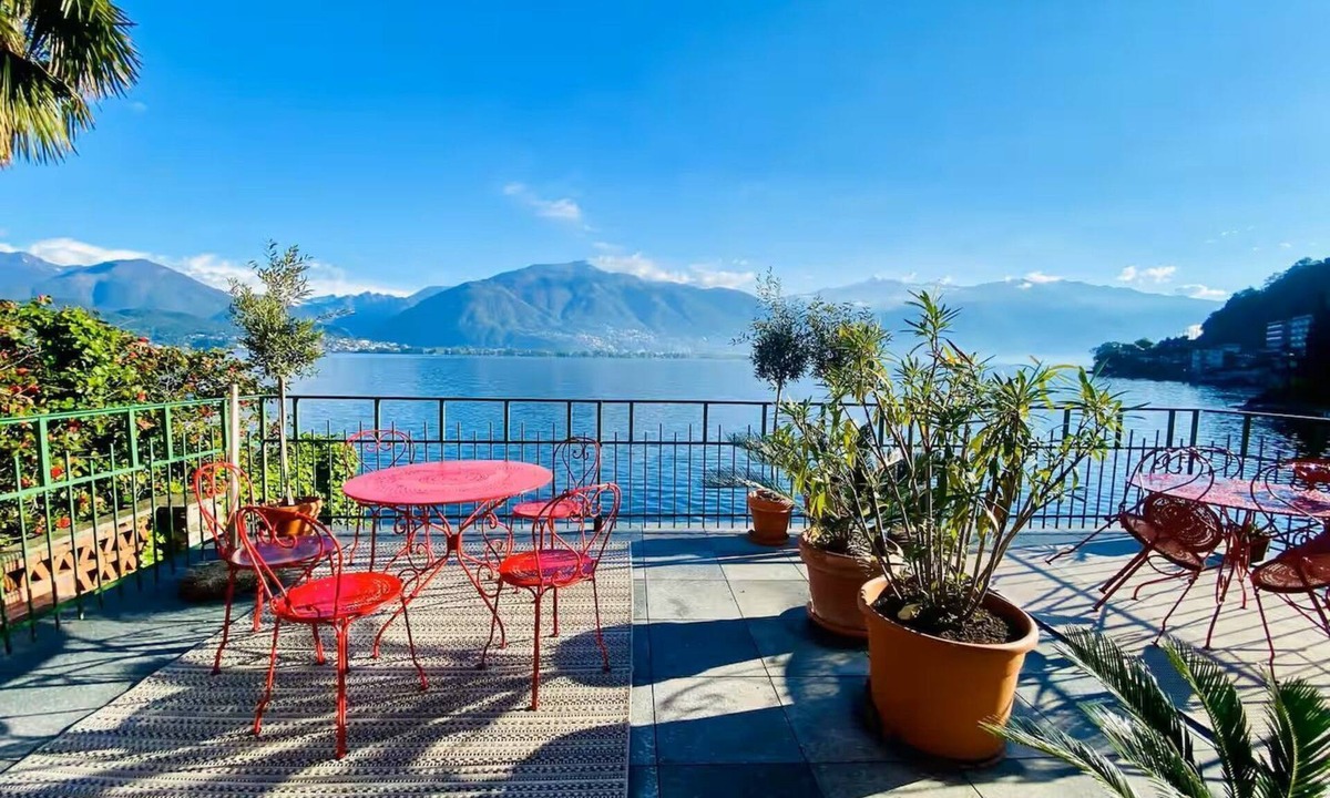 Gambarogno Apartment | Apt 2 links, Casa Giuseppe, Gerra Gambarogno, TI