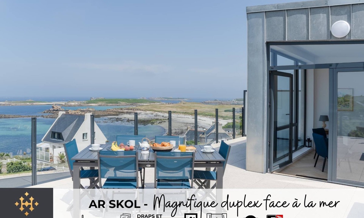 Porspoder Apartment | Ar Skol - Magnificent seafront duplex