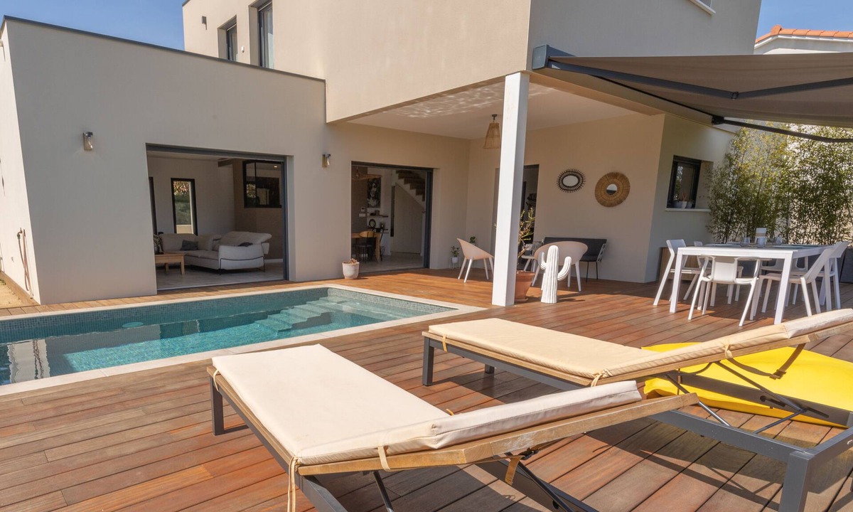 Saint-Jean-de-Vedas House | Architectural villa-Luxury&Nature-6 persons