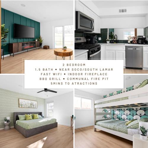 South Lamar Apartment | Artsy Pad by S Lamar - Soco with Patio