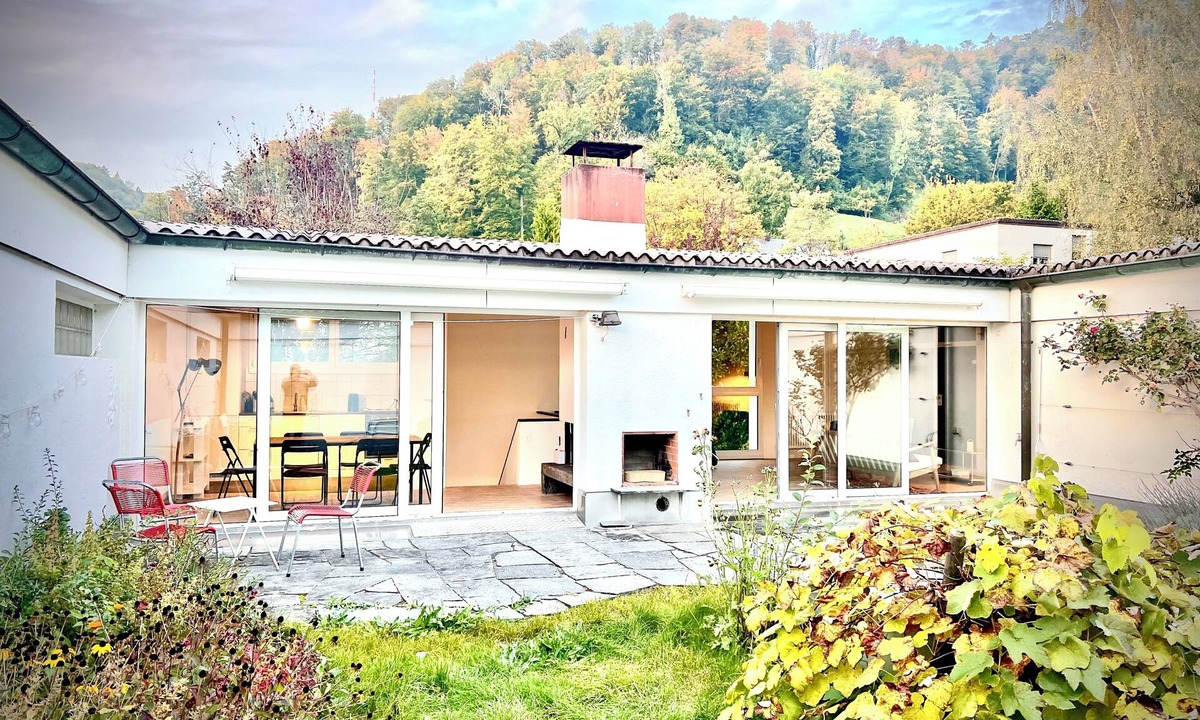 Uetliberg House | Atrium-Haus mit Garten, 5 Betten und Parkplatz (15 Minuten von Zürich entfernt)