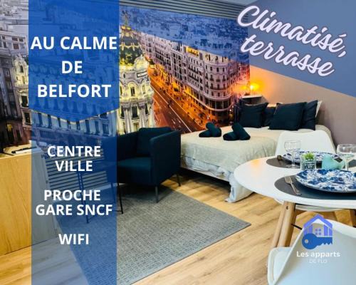 Belfort Apartment | Au calme de Belfort, climatisation, terrasse