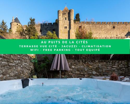 Carcassonne Villa | Au Puits de la Cité - Terrasse Vue Cité - Wifi