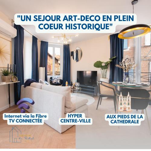 Albi Apartment | AU XV Sainte Cécile T2 Art Déco