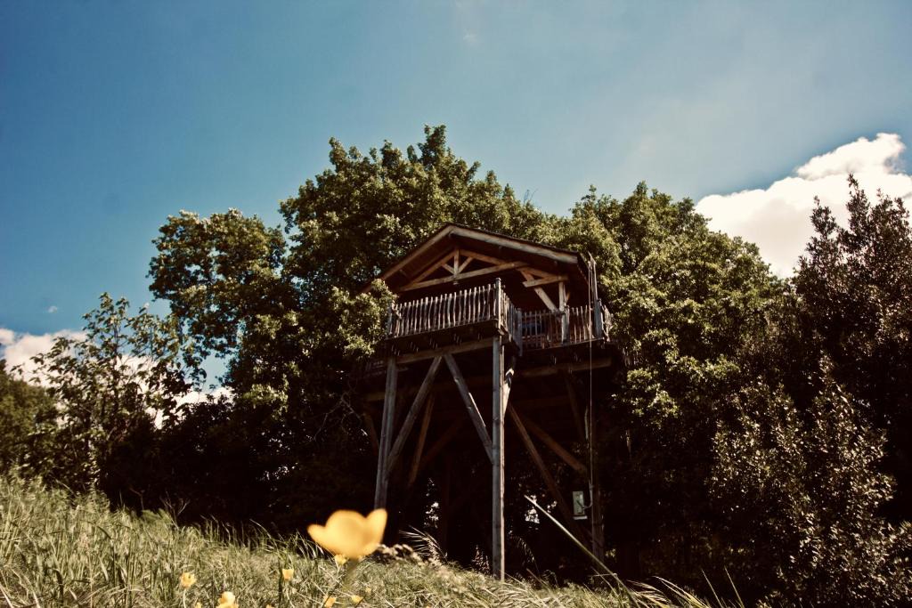 Saint-Andre-d'Olerargues House | Aura Cabana - Cabane spa perchée à 6 m de haut