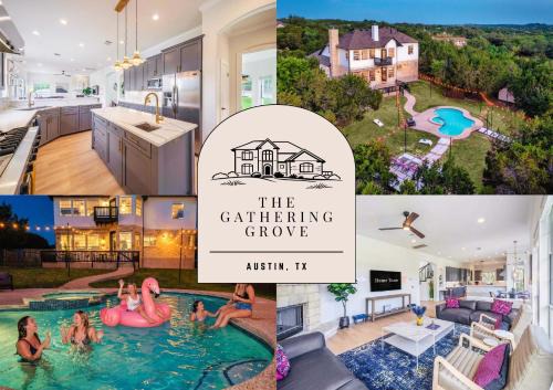 West Oak Hill House | Austin Luxe Retreat Pool Spa Game Room Fire Pit