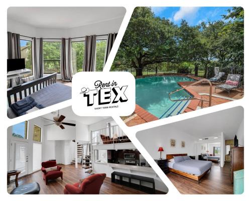 Lakeway Apartment | Austin Luxury Hills 4BR Gated Home w Pool