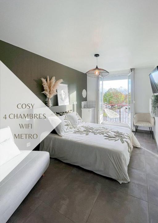 Villejean Apartment | Auteuil 4 Chambres Wifi Métro à 400m
