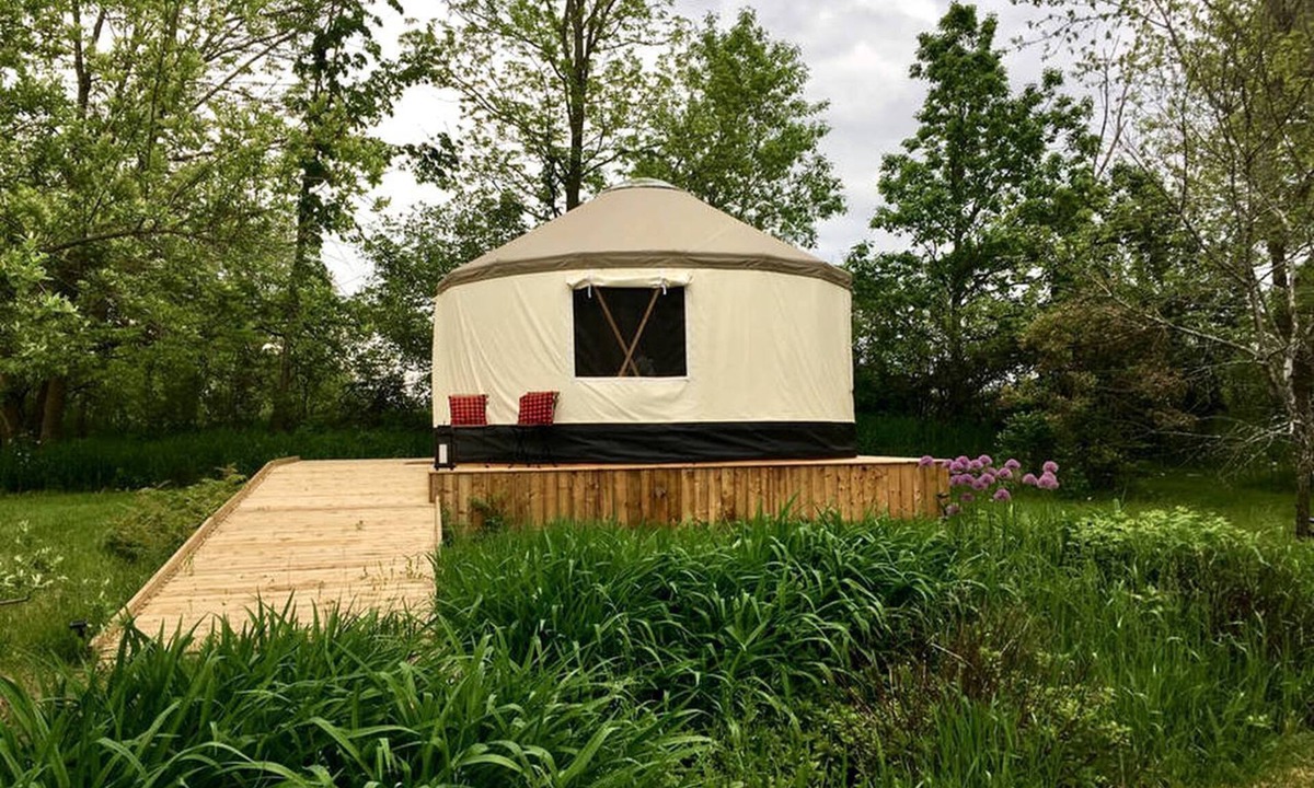 South Glengarry Cabin | Authentic Yurt Rental on an Organic Farm near Cornwall, Ontario