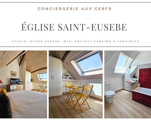 Auxerre Apartment | AuxCerfs - Église Saint-Eusebe