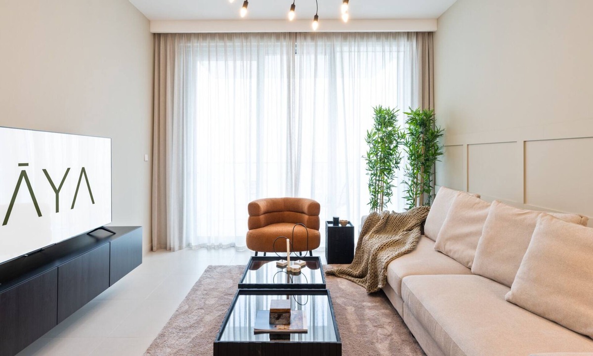 Dubai Apartment | Aya - Outstanding 1BR Apartment With Amazing Creek Views