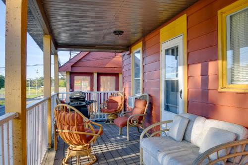 Mayville House | Balcony + Scenic Views: Chautauqua Lake Retreat