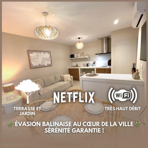 Villeneuve-sur-Lot Apartment | Bali Room - Espace Zen au cœur de la ville !