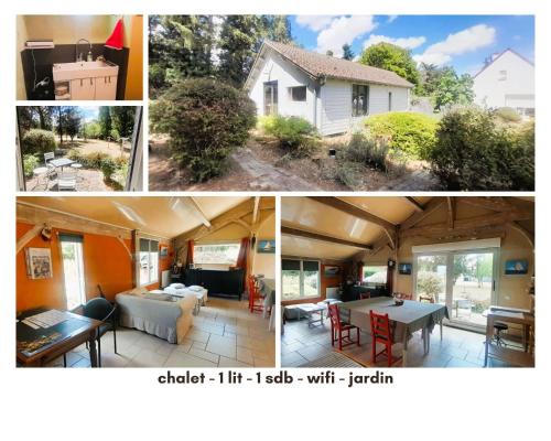 Chateauroux Apartment | Ballade a la lune chalet 2 pers jardin