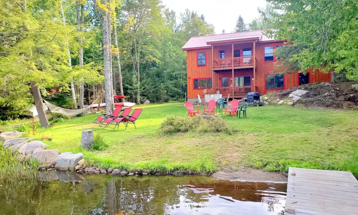 Indian Lake House | Balsam Point Lakehouse · Indian Lake Adirondacks · Waterfront on Lake Abanakee