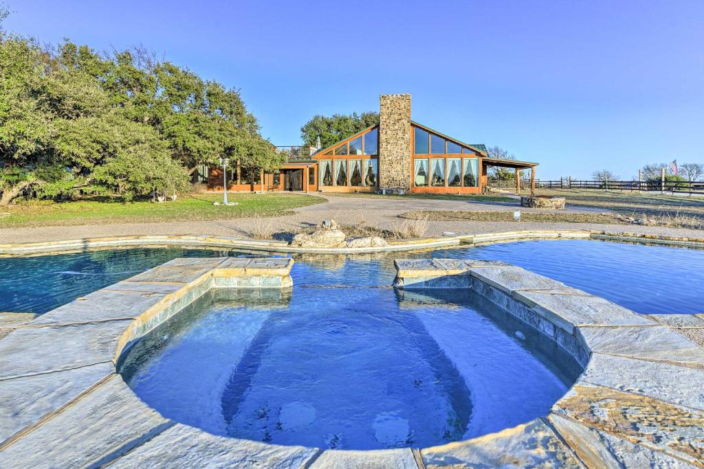 Forestburg House | Banquet Hall & Pool: Expansive Forestburg Ranch!