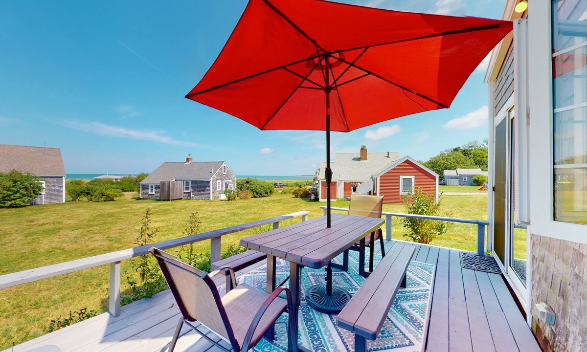 Barnstable Cottage | Bay view cottage w/deck, gas grill & great view - steps to private beach