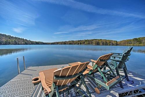 Milford House | BBQ Ready Lakeside Milford Home with Paddleboat