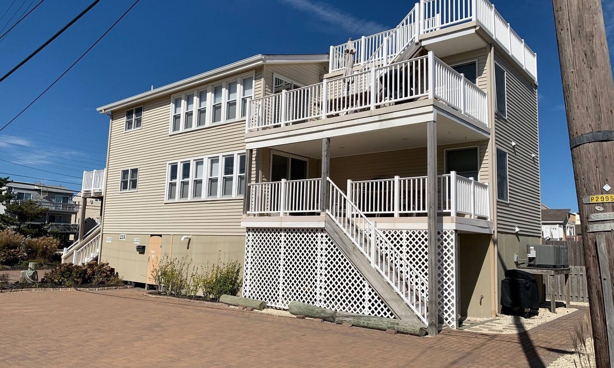 South Beach Haven House | Beach Block in Beach Haven - 3 bedrooms + 2 full baths - Unit 1 of duplex