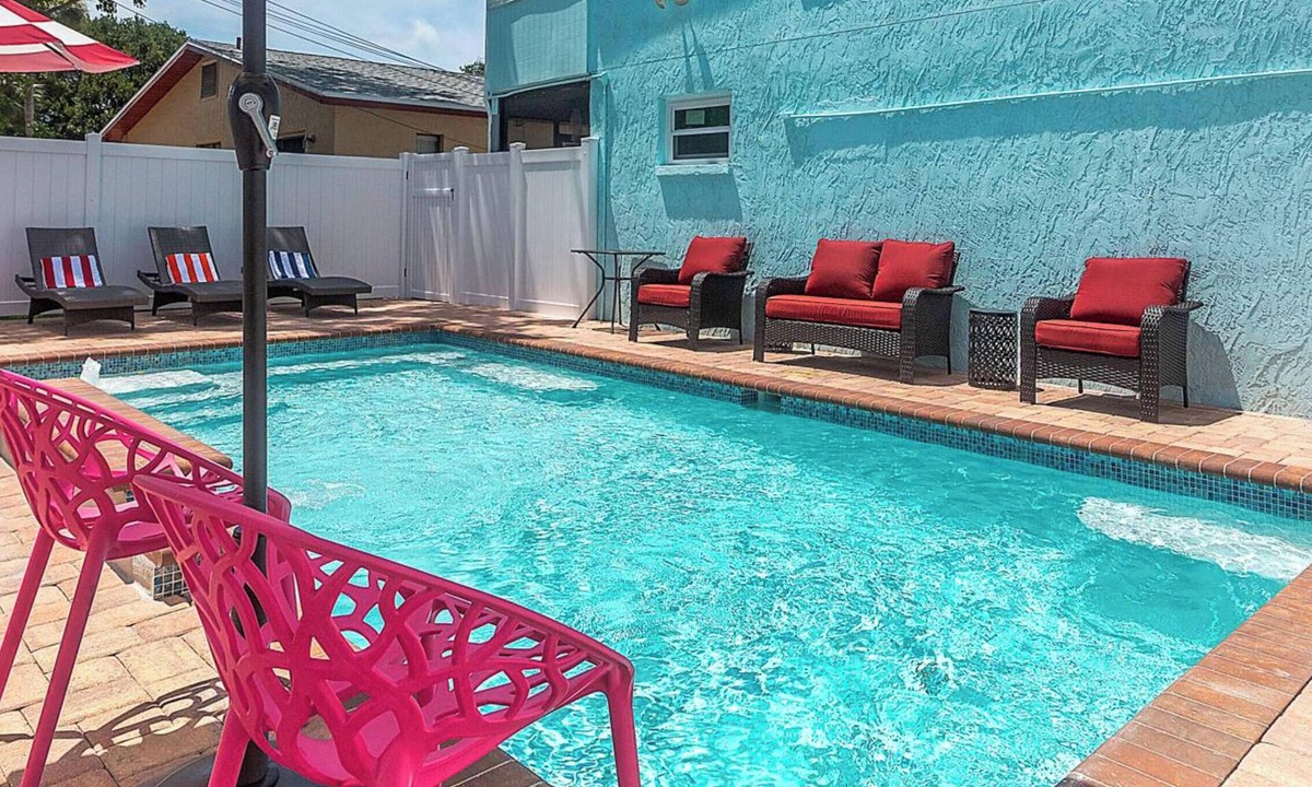 Indian Rocks Beach House | Beach Escape - Private Pool - Walk to the beach