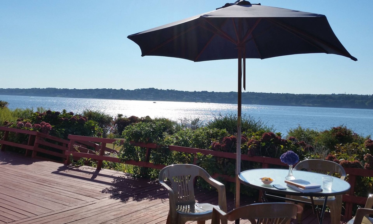 Tiverton House | Beach Front Home on Fogland Point with Panoramic Views