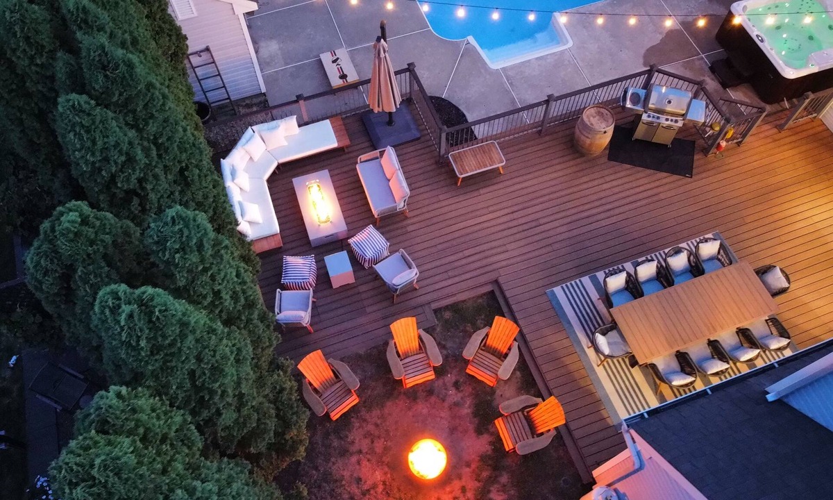 Shirley House | Beach Getaway with Heated Pool & Hot Tub