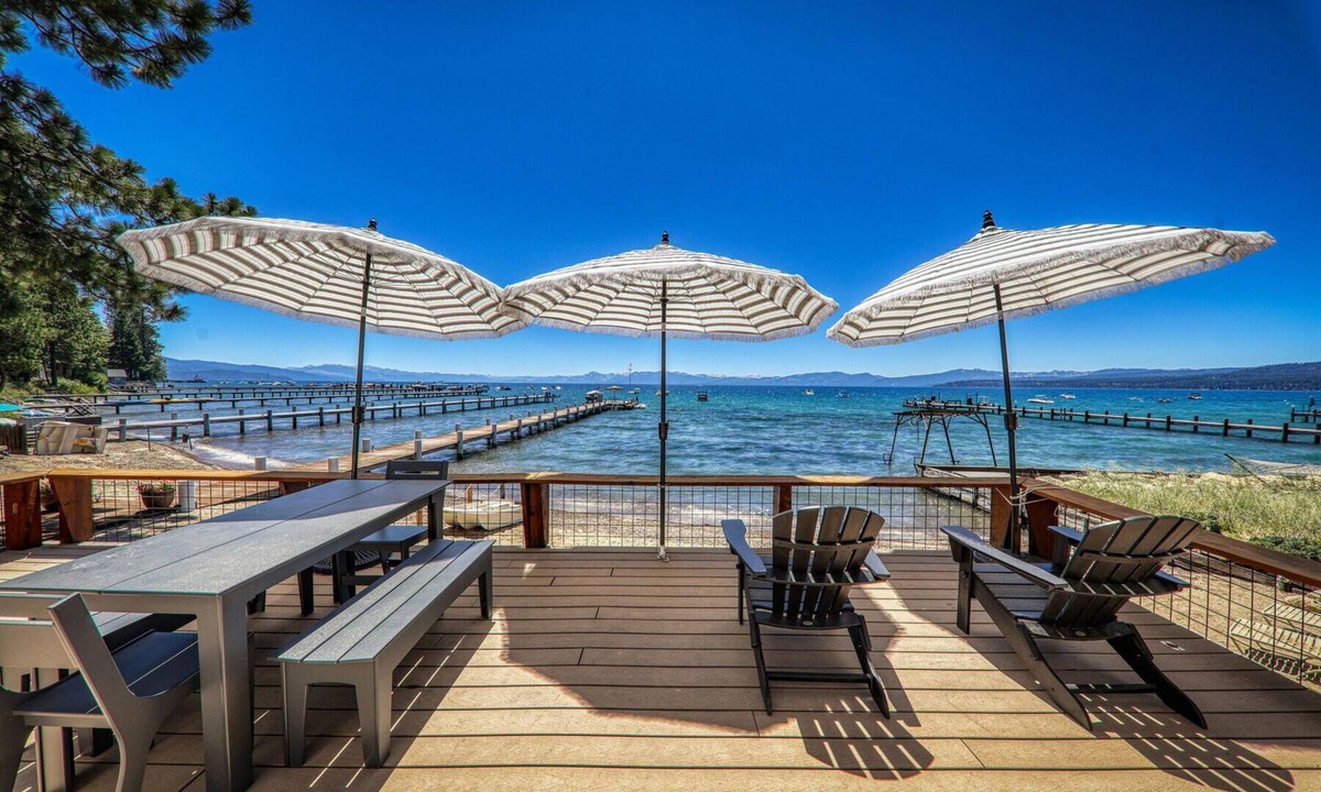 Kings Beach House | Beach Haven Lakefront - Sandy Private Beach, Extra Guest House, EV Charger