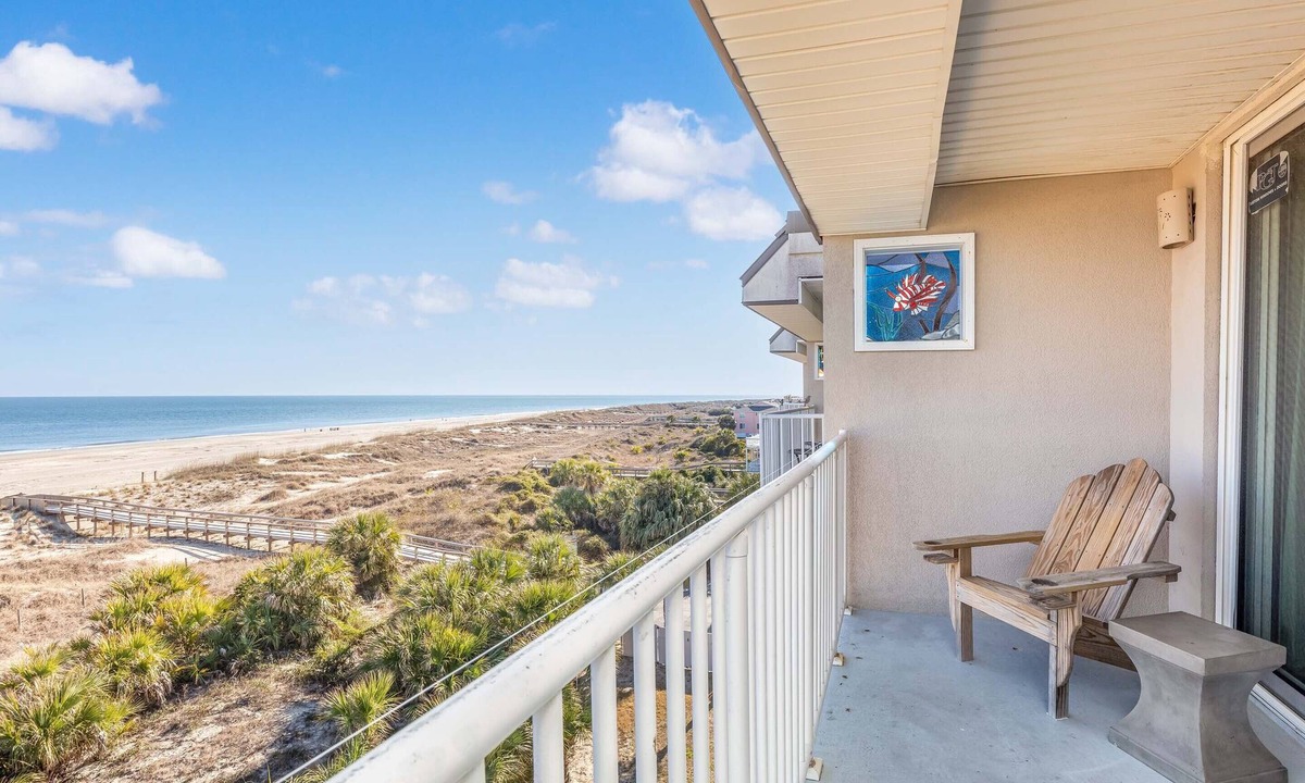 Tybee Island Condo | Beach House 442 | Oceanfront, Pet Friendly, Pools