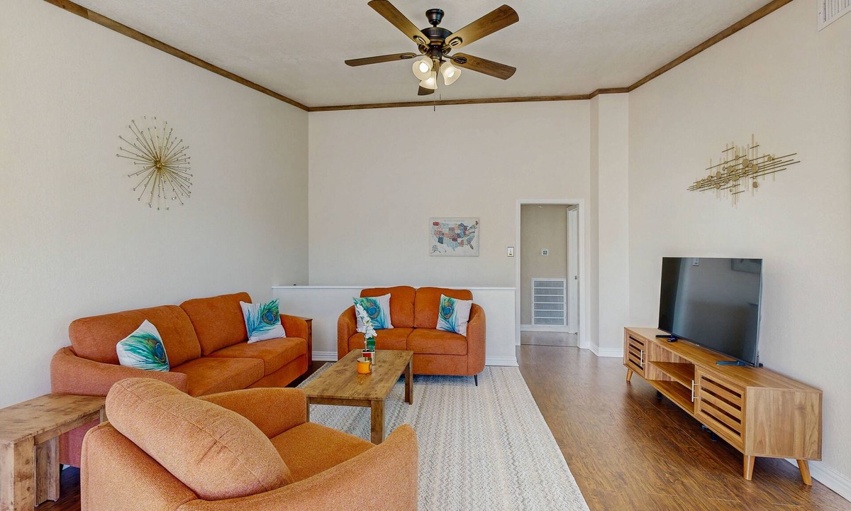 La Marque House | Beach house with private ping-pong and foosball table, patio and water view