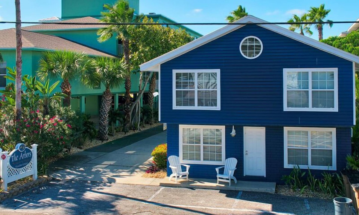 Independence Square Cottage | Beach Lodge at The Arbors – Retro Gulf Retreat w/Heated Pool, Beachfront Cabana & Beach Access
