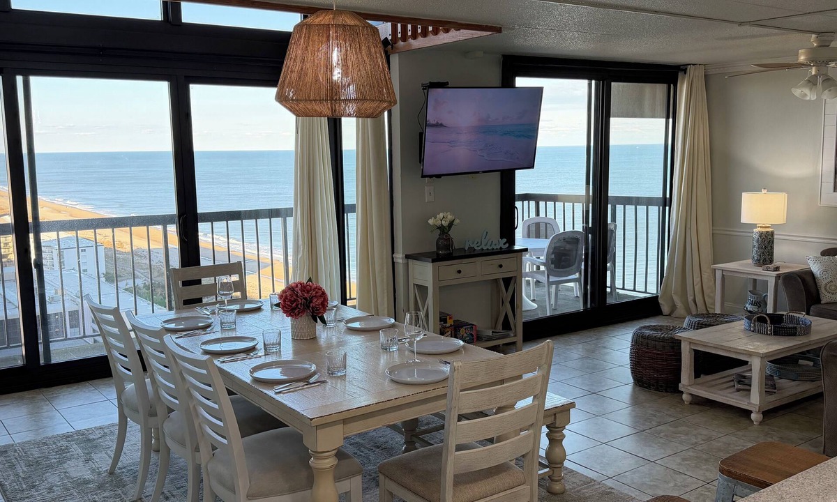 North Ocean City Condo | Beach&Oceanfront Penthouse,Amazing views for families or large groups sleep 14