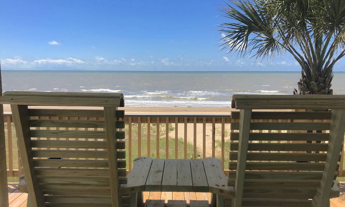 Port Bolivar House | Beachfront Home! Steps from the Gulf of America! Quiet end of the peninsula!