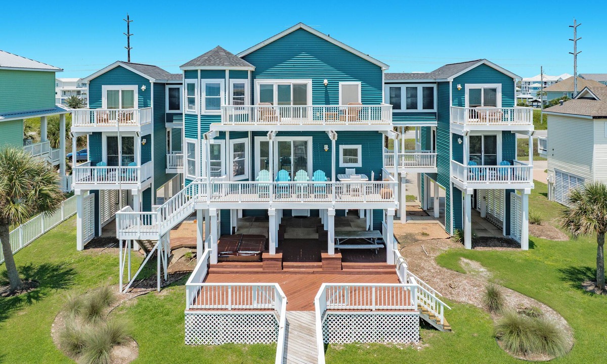 Sandhill Shores House | Beachfront Luxury w/Elevator, 5 Suites, 10 Decks+Patio, Private Walkover
