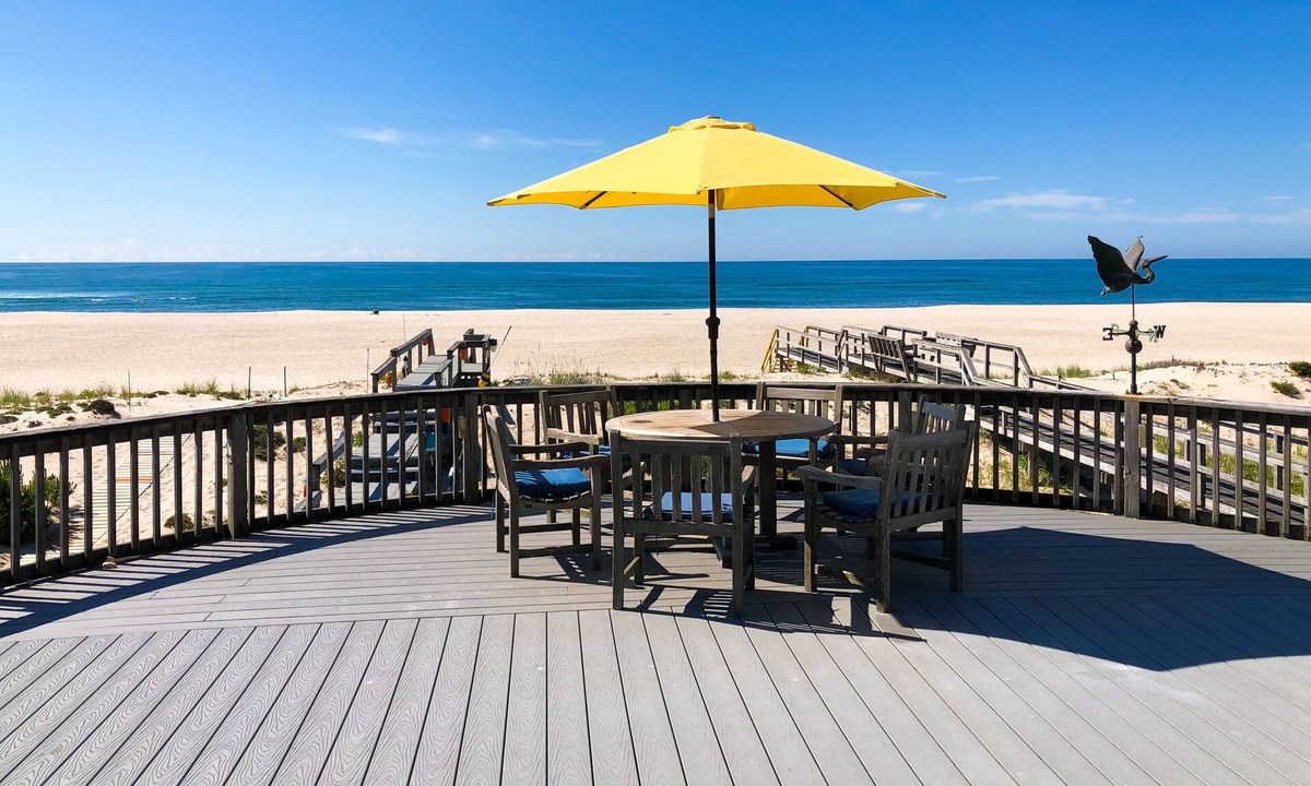 West Hampton Dunes House | Beachfront ocean-view escape with rooftop & private beach access - dog-friendly