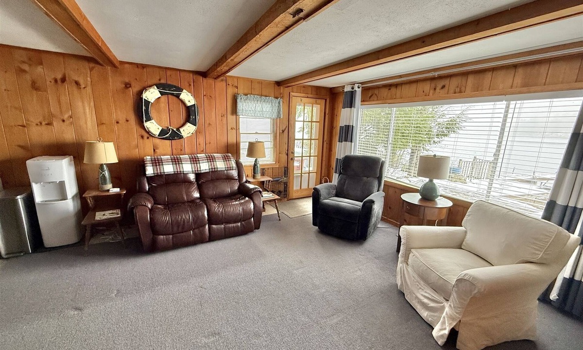 Gray Cabin | BEACHFRONT ON LITTLE SEBAGO LAKE