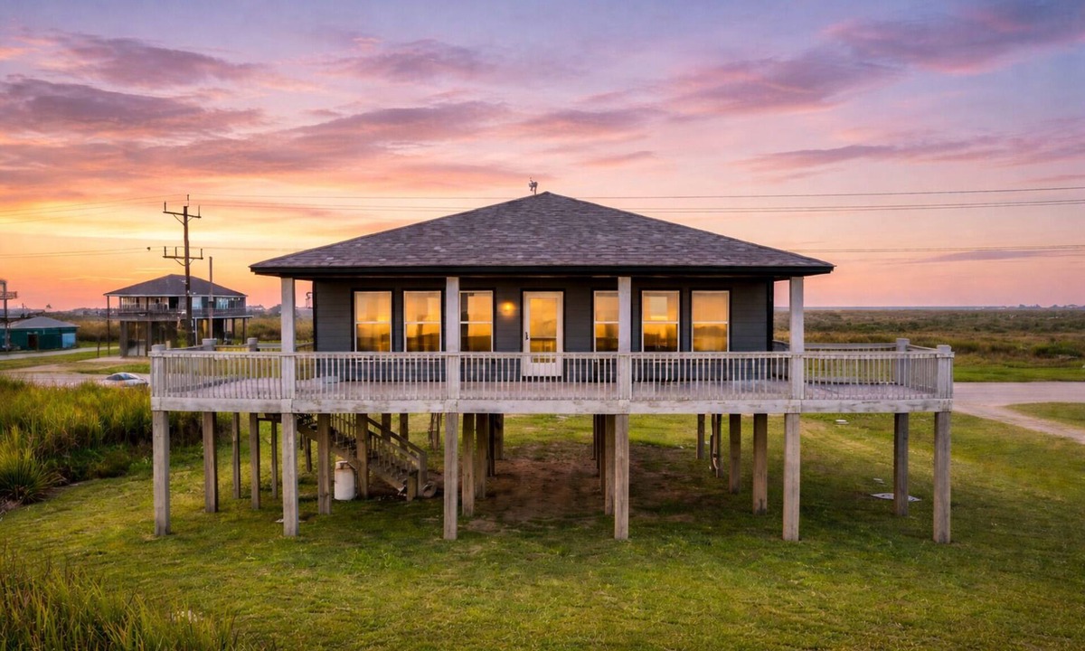 Port Bolivar House | Beachfront | Wraparound Deck | Steps to Sand