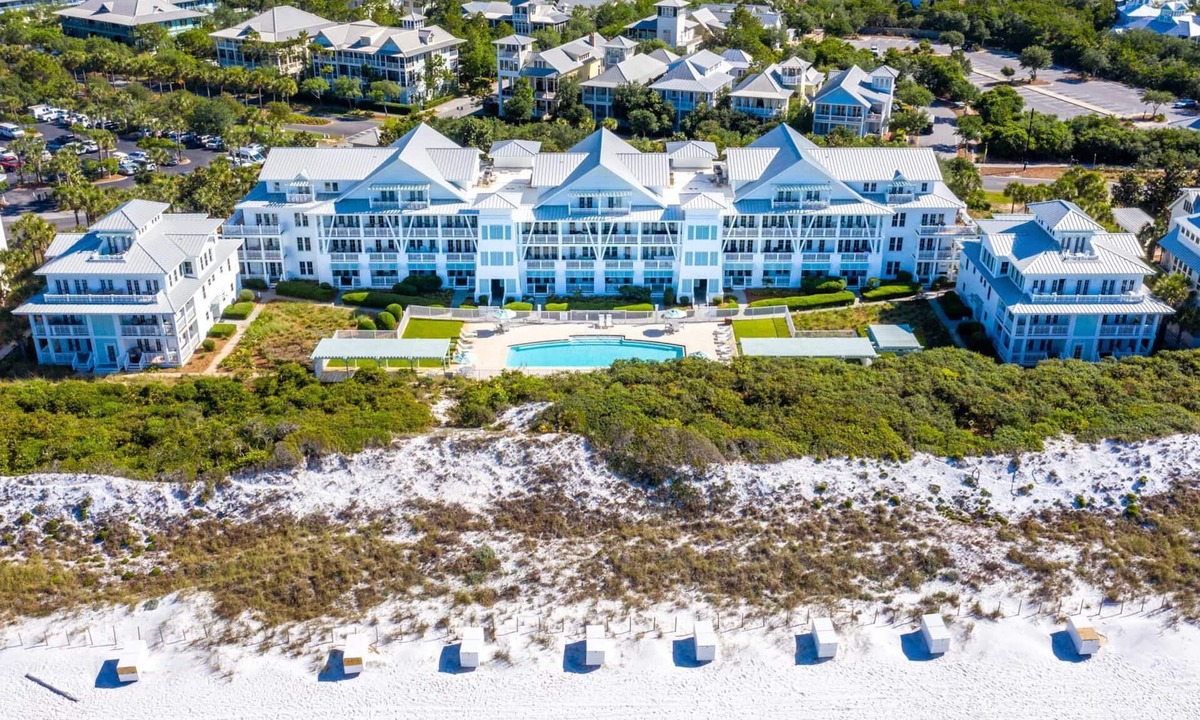 Gulf District Condo | Beachside 10! Beachfront In Watercolor! Gulf Views! Bikes!