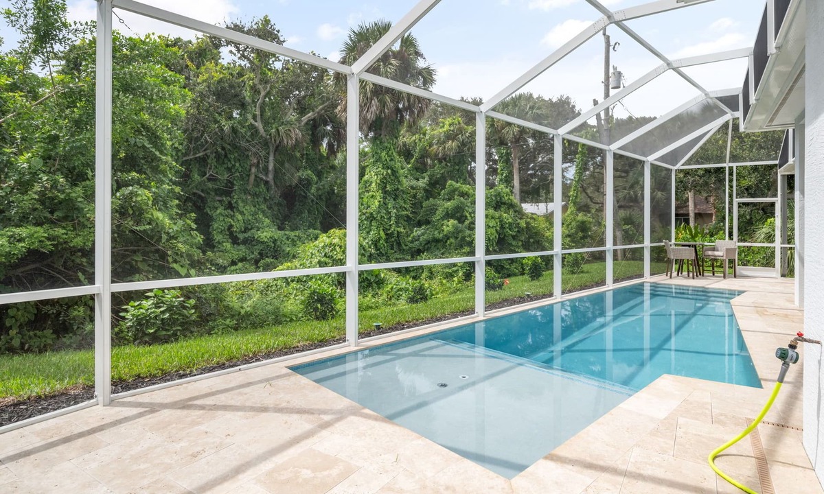 Wabasso Beach House | Beachside Bliss: 3BR, Heated Pool, Sleeps 10!