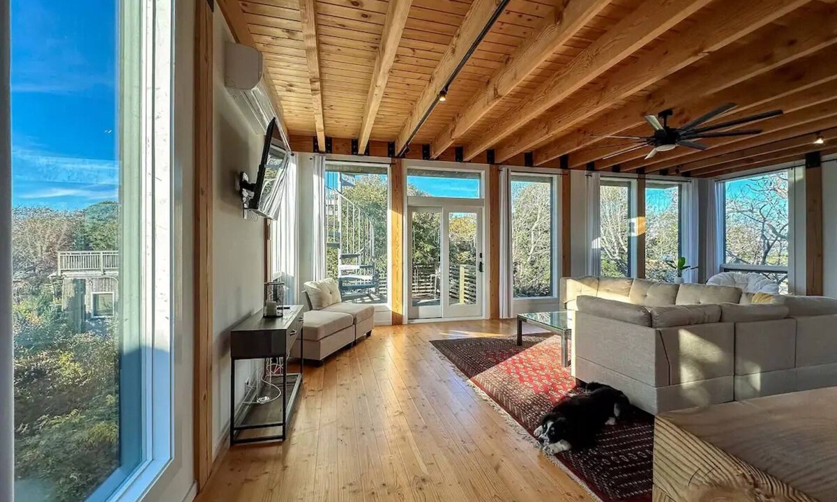 Fire Island Pines House | Beachside Oasis w/Pool Views Rooftop Atriumnn