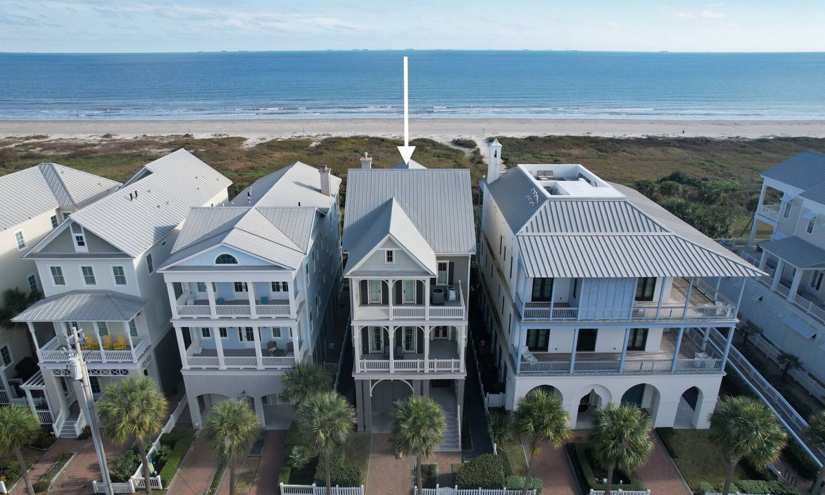 Galveston House | Beachtown - Luxury Beachfront Home - Private Pool, Elevator, Beachfront Yard